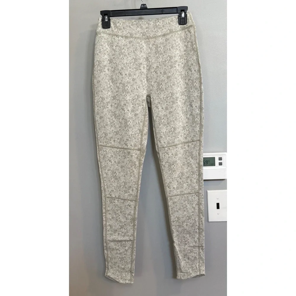 Gymshark Adapt Fleck Leggings Women Size M Beige Activewear Workout‎